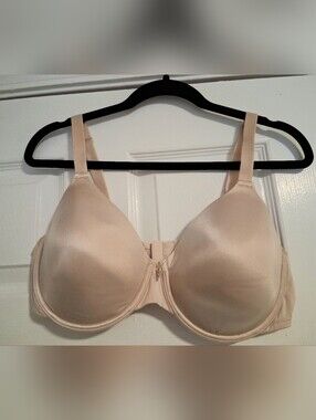 Curvation Nude T-Shirt Bra with Underwire Support, Size 40D